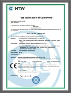 promatic certificate 2